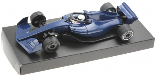 Policar Fahrzeuge PCCAR10-BLUE Monoposto Modern Formula 2024 Blue in Rennversion mit Kunststoff-Chassis