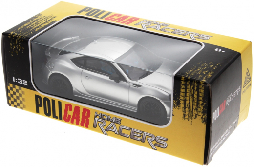 Policar Fahrzeuge PCCT01W Subaru BRZ silbermetallic m. Beleuchtung