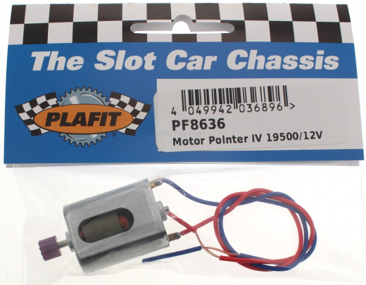 Plafit Zubehr PF8636 Motor Pointer IV (19500UpM/12V) m.gehuseseitiger 2mm Welle