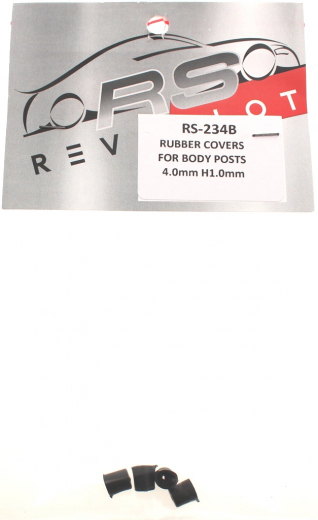 Revoslot Zubeh�r RS-234B Befestigungsh�lsen ASR Covers �4mm H�he 1,0mm (Gummi)