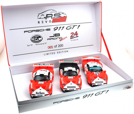 Revoslot Fahrzeuge RS0092 Porsche 911 GT1 Special Edition Box m.3 Autos