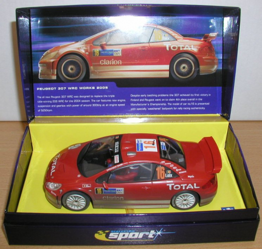 Scalextric Fahrzeuge 2561A Peugeot 307 Rally Dirty