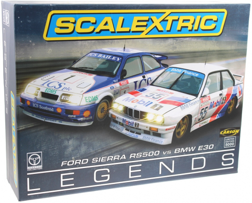 Scalextric Fahrzeuge 3693A TC Legends Ford Sierra RS500 / BMW E30