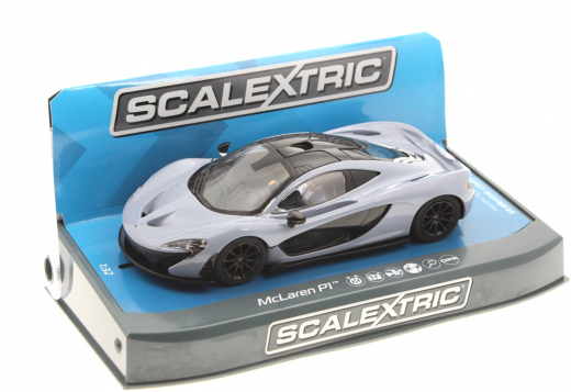 Scalextric Fahrzeuge 3877 McLaren P1 Street Ceramic Grey HD