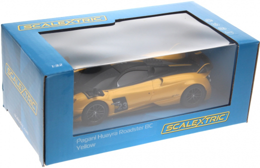 Scalextric Fahrzeuge 4212 Pagani Huyara BC Roadster Gelb SRS