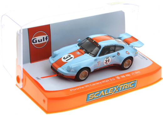 Scalextric Fahrzeuge 4304 Porsche 911 Carrera RSR 3.0 Gulf HD