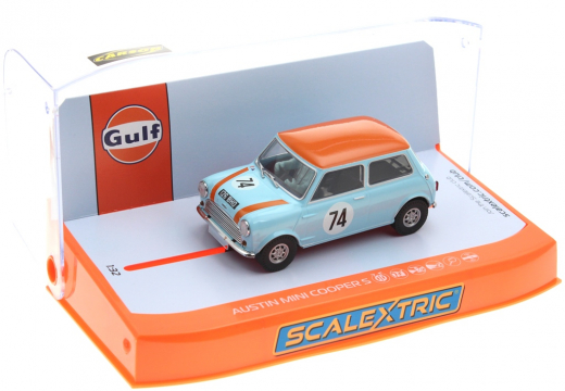 Scalextric Fahrzeuge 4325 Austin Mini Cooper S Gulf Edition HD