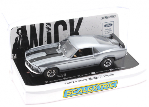 Scalextric Fahrzeuge 4497 John Wick Ford Mustang BOSS 429 HD