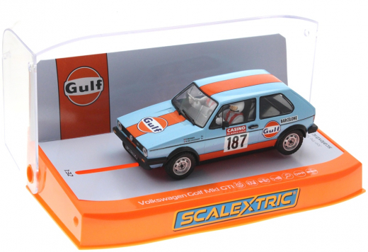 Scalextric Fahrzeuge 4609 Volkswagen Golf GTI Gulf Edition