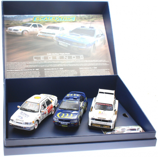 Scalextric Fahrzeuge 4612A Collin McRae Triple Pack