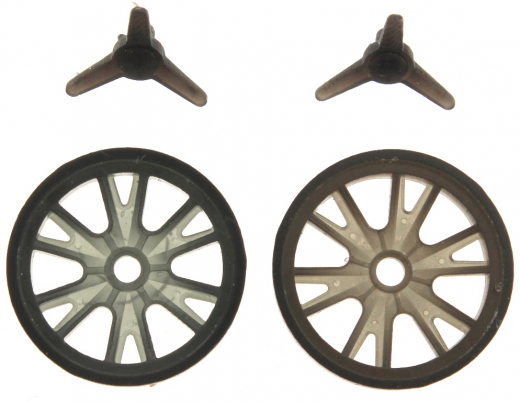 SlotInvasion Ersatzteile + Zubeh�r 793225 Felgeneins�tze 16,2mm Ford GT40 -hinten und vorne-