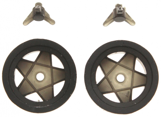 SlotInvasion Ersatzteile + Zubeh�r 793226 Felgeneins�tze 16,9mm Ferrari -hinten und vorne-