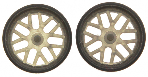 SlotInvasion Ersatzteile + Zubeh�r 793997 Felgeneins�tze 14,7mm Porsche 997 ohne Bremsscheibe -hinten-