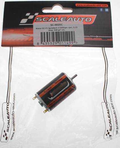 Scaleauto Zubeh�r SC0025C Motor Scaleauto SC-25 Sprinter 2 (21500U@12V) Long Can m.�2mm Welle