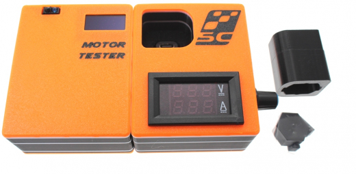 Scaleauto Zubeh�r SC5069A Motor-Einlaufger�t inkl. Adapter f�r Slotcar-Motortyp Long Can � Zur Kontrolle und optimalem Einlaufen des Motors mit Drehzahlanzeige