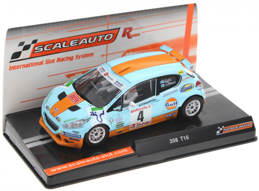 Scaleauto Fahrzeuge SC6237R Racing R Peugeot 208 T16 No. 4 m.4x4 Antrieb