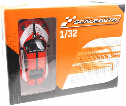 Scaleauto Fahrzeuge SC6243E Bausatz Porsche Racing R 911.2 RSR Cup Version red/white m.Fertigkarosserie