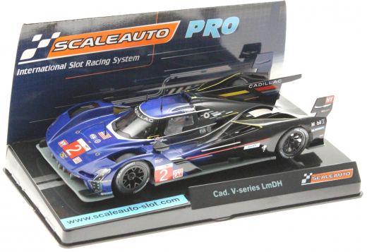 Scaleauto Fahrzeuge SC6378 Cadillac V-Series No. 2 in Rennversion mit Kunststo?-Chassis