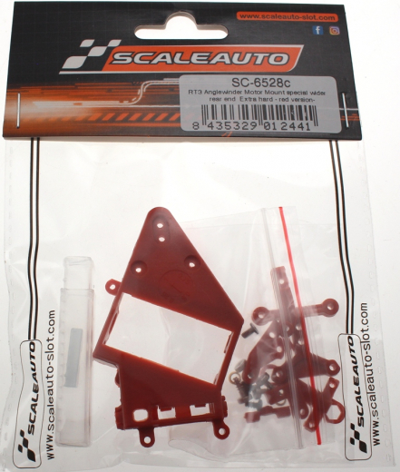 Scaleauto Zubeh�r SC6528C Motor- u.Hinterachshalter 1:32 RT3 Anglewinder Plastik extrahart zur Montage von Long-Can Motoren