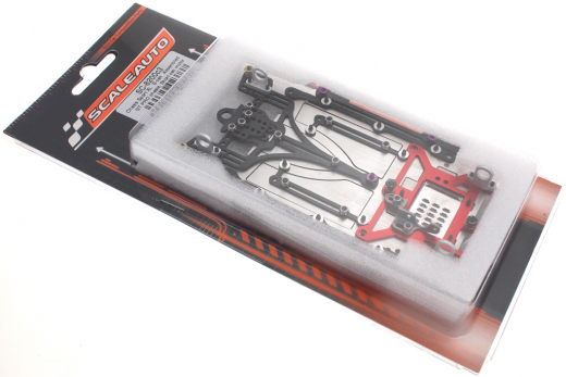 Scaleauto Zubeh�r SC8200C3 Slotcar-Chassisset 1:24 Sport XL GT Pro Sidewinder-Fahrwerk Alu-Carbon-Stahl m.Radstand 104-134mm f.Short Can-Motor