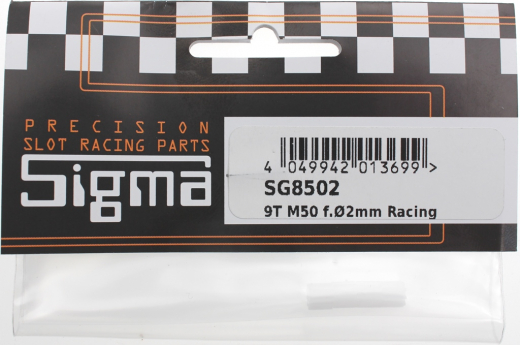 Sigma Zubeh�r SG8502 Motorritzel 9Z M50 Racing f.�2mm Plastik 9T M50 f.�2mm Racing