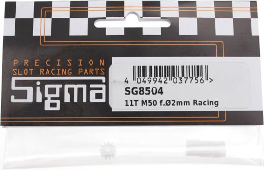Sigma Zubeh�r SG8504 Motorritzel 11Z M50 Racing f.�2mm Plastik 11T M50 f.�2mm Racing