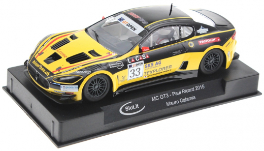 Slot.it Fahrzeuge SICA43C Maserati MC GT3 Paul Ricard 2015 No. 33