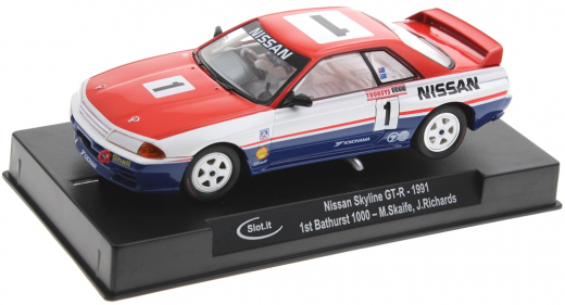 Slot.it Fahrzeuge SICA47E Nissan Skyline GT-R R32 Bathurst 1991 No. 1