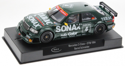 Slot.it Fahrzeuge SICA53B Mercedes C-Klasse No. 4 in Rennversion mit Kunststo?-Chassis
