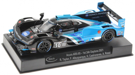 Slot.it Fahrzeuge SICA56B Acura ARX-05 No. 10 in Rennversion mit Kunststo?-Chassis