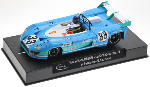 Slot.it Fahrzeuge SICA57A Matra 670B No. 33 in Rennversion mit Kunststo?-Chassis