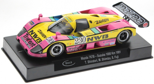 Slot.it Fahrzeuge SICA60A Mazda 767B No. 230 in Rennversion mit Kunststo?-Chassis
