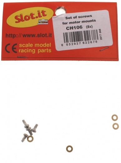 Slot.it Zubeh�r SICH106 Montageschraubenset f.Motorhalter m.Achstr�ger