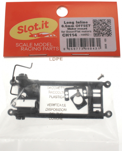 Slot.it Zubeh�r SICH114 Achstr�ger 1:32 Slot.it Inliner O?set 0,5mm (Kunststo?) mit Motorhalter f�r Boxer/Flat