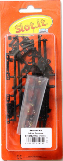 Slot.it Zubeh�r SICH34B Fahrwerk Set HRS2 Inliner Reverse KIT m. Montagezubeh�r f. Motor