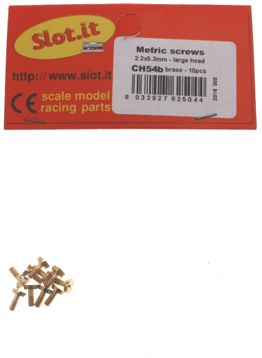Slot.it Zubeh�r SICH54B Montageschrauben 2,2 x 5,3mm Metrisch m. Konus