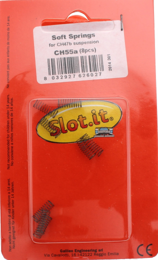 Slot.it Zubeh�r SICH55A Fahrwerksd�mpfung Federn soft 8er