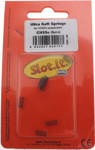 Slot.it Zubeh�r SICH55C Fahrwerksd�mpfung Federn ultra-soft 8er