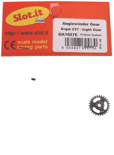 Slot.it Zubeh�r SIGA1627E Schr�gzahnrad 27Z M50 16mm Light f. 2,38mm Aluminium