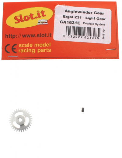 Slot.it Zubeh�r SIGA1631E Schr�gzahnrad 31Z M50 16mm Light f. 2,38mm Aluminium