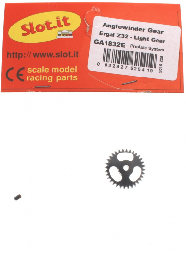 Slot.it Zubeh�r SIGA1832E Schr�gzahnrad 32Z M50 �18mm Light f.�2,38mm Aluminium M2