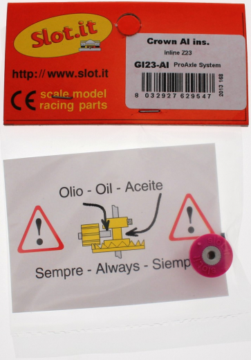 Slot.it Zubeh�r SIGI23AL Kronzahnrad 23Z M50 f. 2,38 mm Alunabe