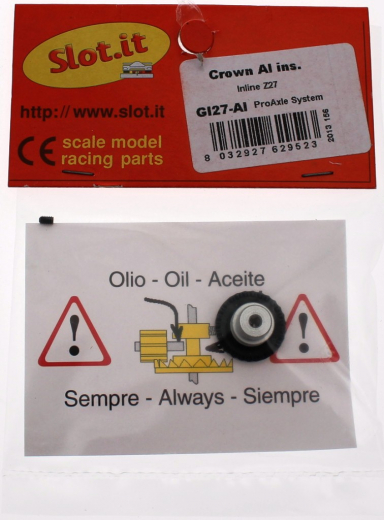 Slot.it Zubeh�r SIGI27AL Kronzahnrad 27Z M50 f. 2,38 mm Alunabe