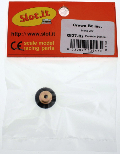 Slot.it Zubeh�r SIGI27BZ Kronzahnrad 27Z M50 f. 2,38 mm Bronzenabe