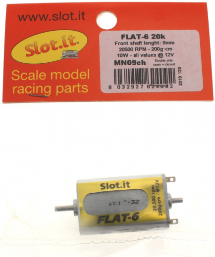 Slot.it Zubeh�r SIMN09CH Motor Flat/6 20K (20500U/12V) m.�2mm Antriebswelle