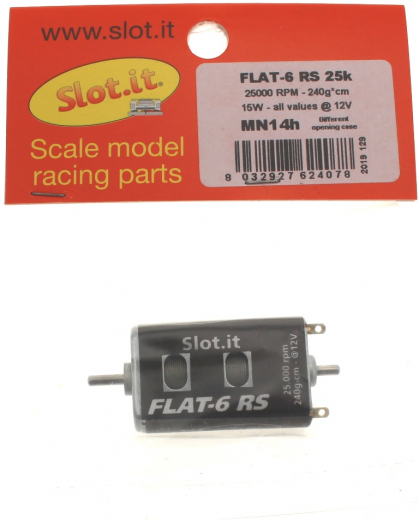 Slot.it Zubeh�r SIMN14H Motor Flat/6RS 24K (24000U/12V) m.�2mm Antriebswelle