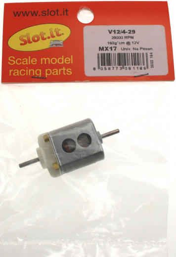 Slot.it Zubeh�r SIMX17 Motor V12/3 29K (29000U/12V) m.�2mm Antriebswelle