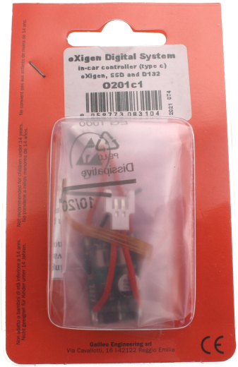 Slot.it Zubehr SIO201C1 Fahrzeugdecoder f.Carrera Digtal 132 (D132), Scalextric Digital (SSD) u.Slot.it Digital Oxigen (O2)