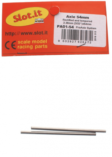 Slot.it Zubeh�r SIPA0154 Achsen 2,38mm x 54mm Stahl 2er