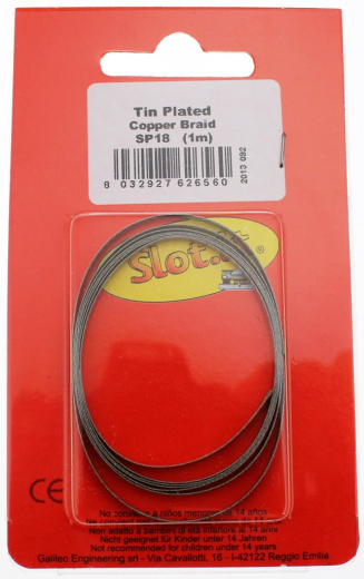 Slot.it Zubehr SISP18 Stromabnehmer Plated Kupfer verzinnt 100mm